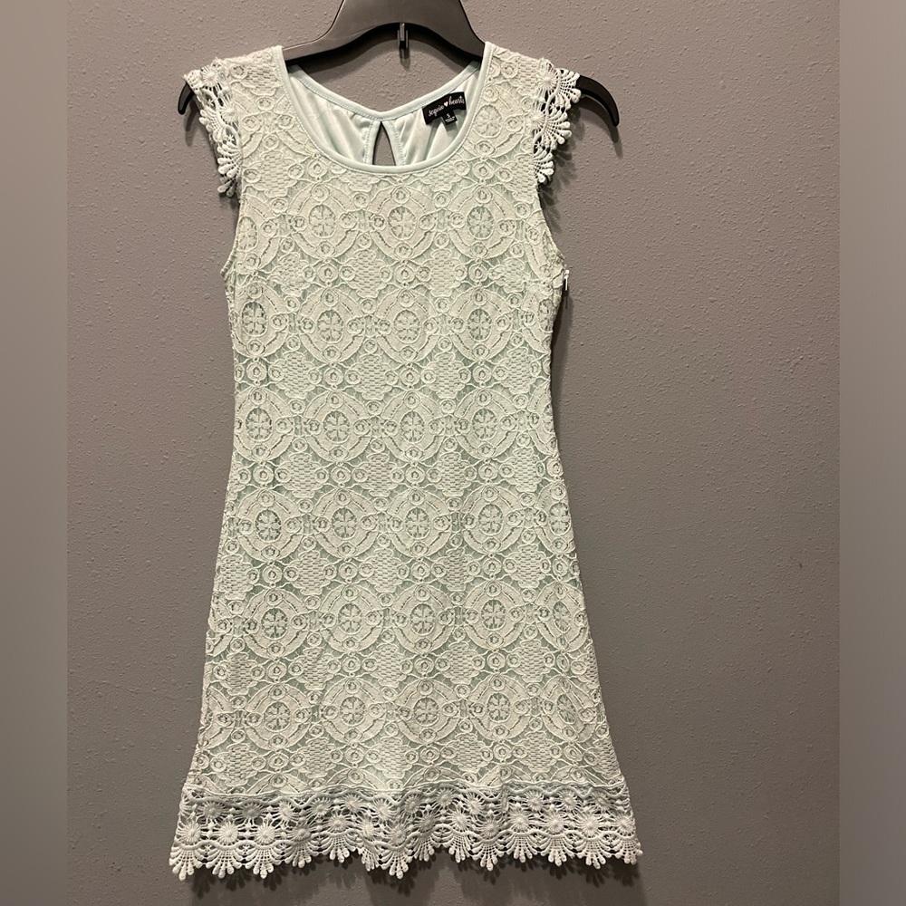 Baby Blue Lace Dress
